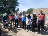 برگزاری برنامه آموزشی ایمنی موتورسواران در روستای «کپز» و «زماین» ماهنشان