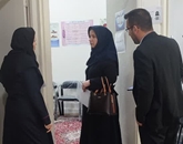 بازدید رئیس مرکز بهداشت ابهر از پایگاه سلامت شماره ۳ هفده شهریور 